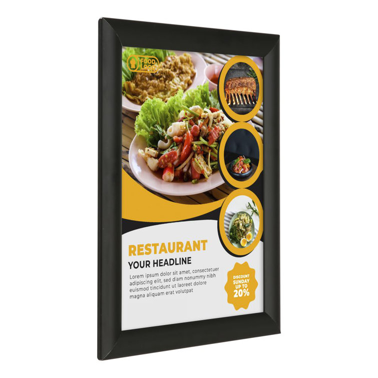 MT Displays Snap Poster Frame with AntiGlare Cover Sheet Wayfair